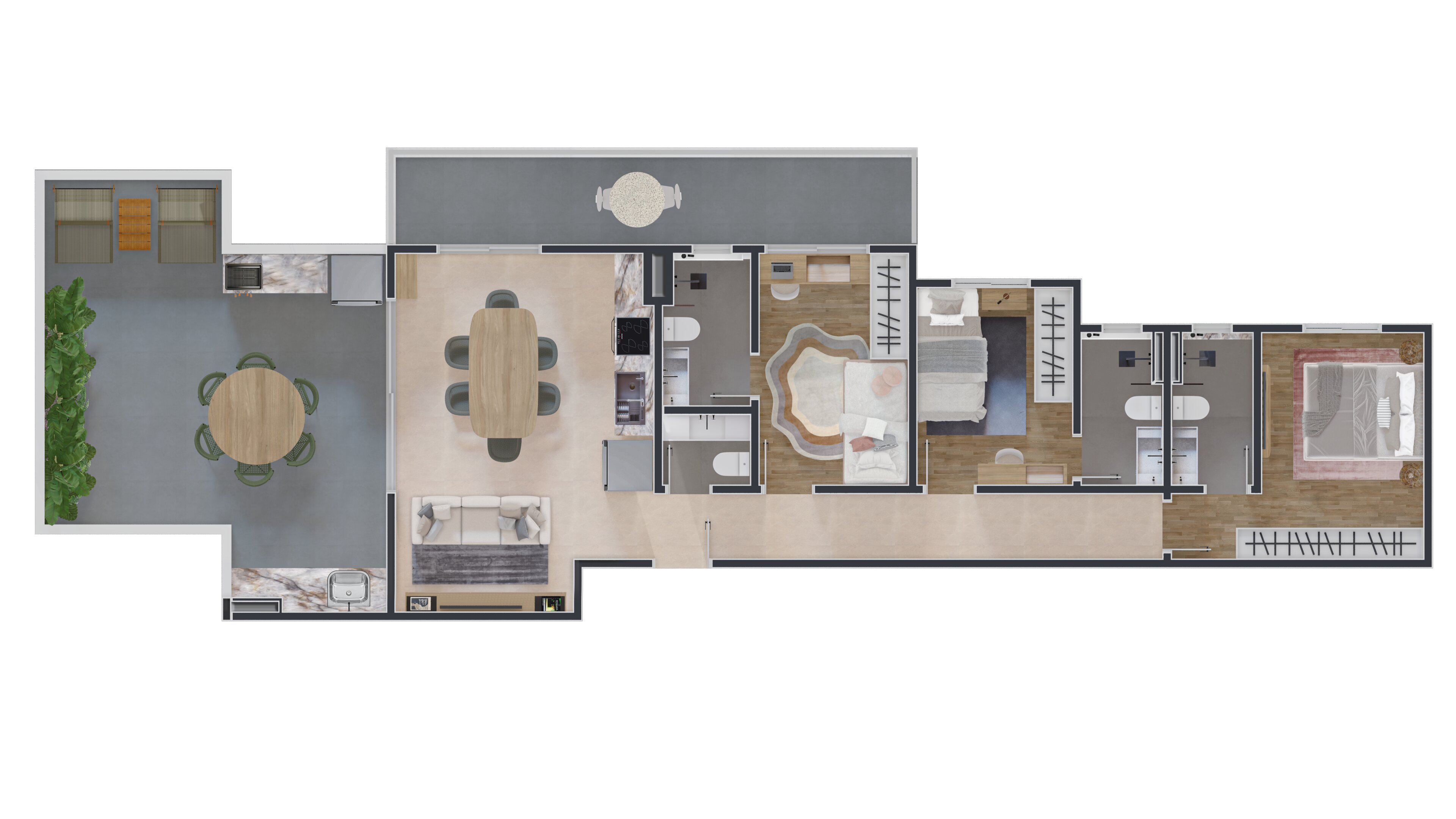 Planta Splend Cobertura 118,53m²